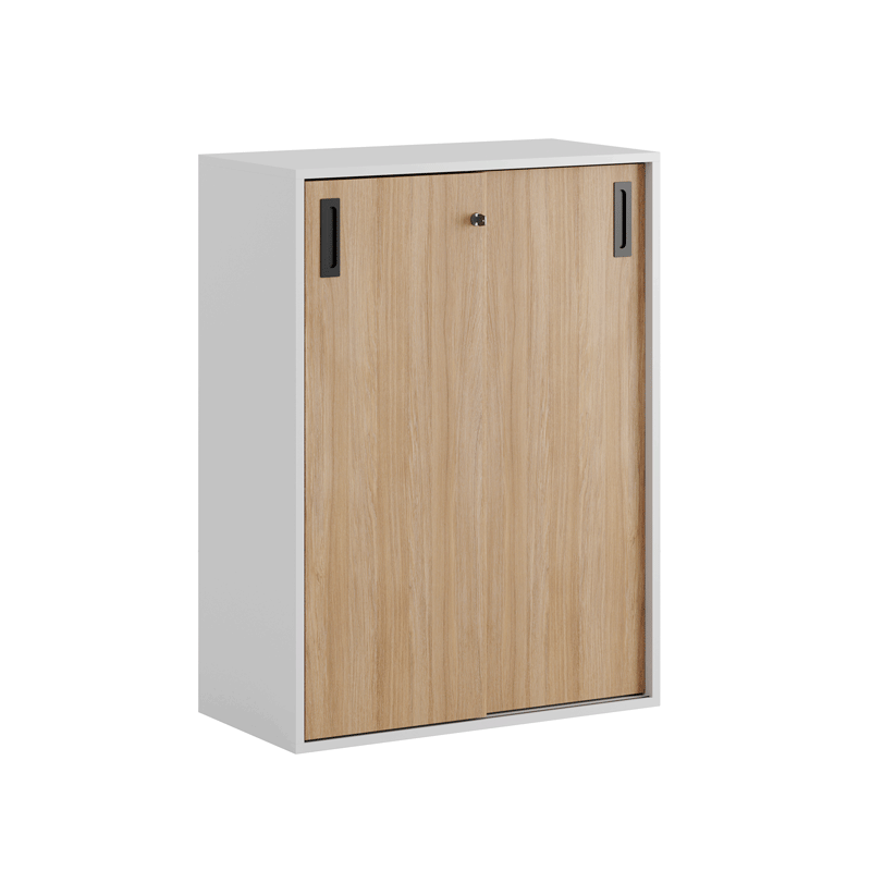 Skjutdörrskåp 80x40x107,5cm - ek