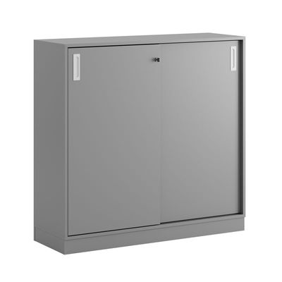 Skjutdörrskåp 120x40x107,5cm - Grå stomme/grå dörrar