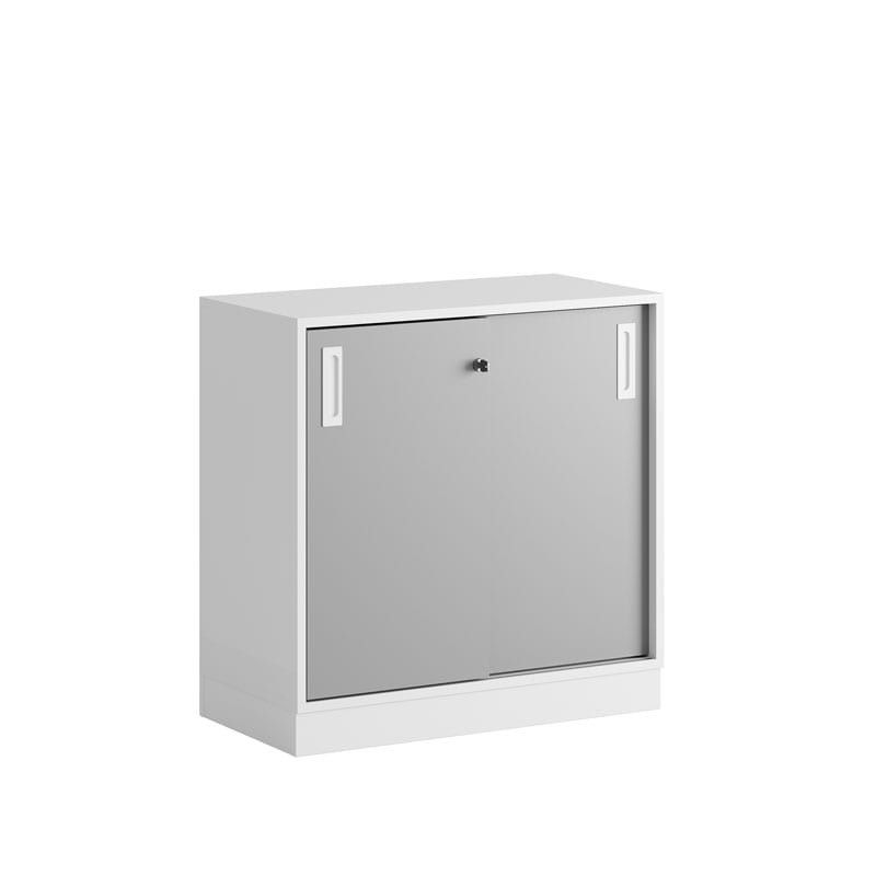 Skjutdörrskåp 80x40x72cm - grå