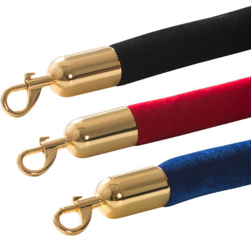 Sammetsklätt rep – Mässing