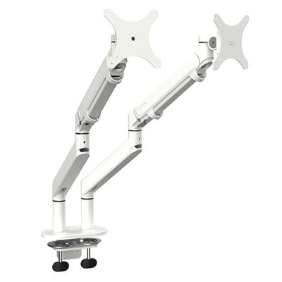 Monitorarm 2 skärmar - vit