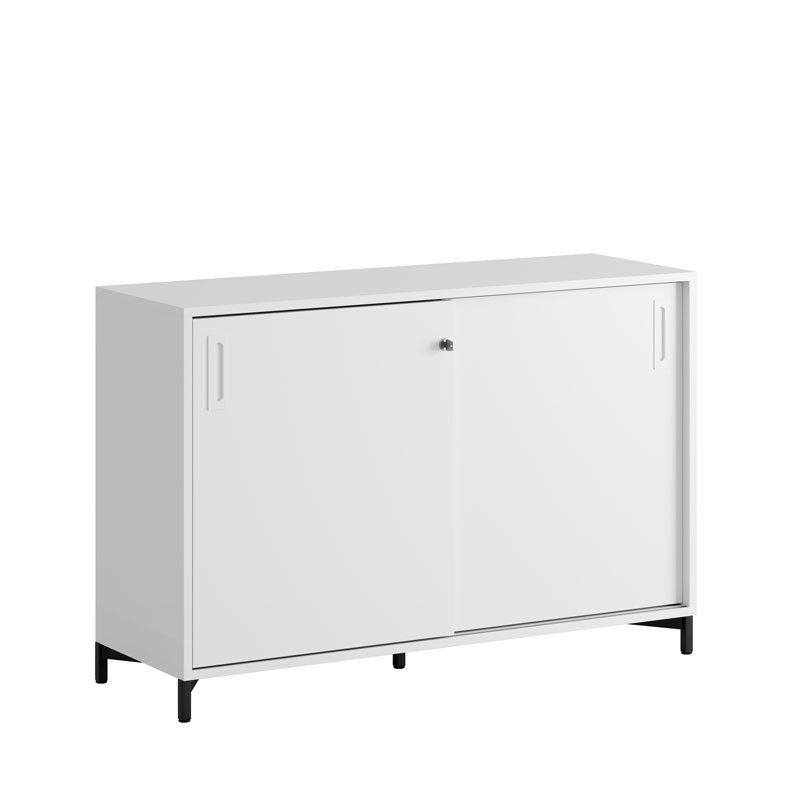 Skjutdörrskåp 120x40x72cm - vit