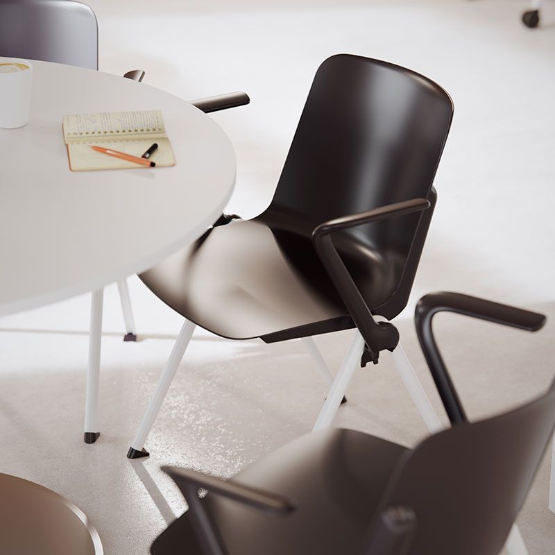 Vittoria med armstöd - Stapelbar stol i snygg design