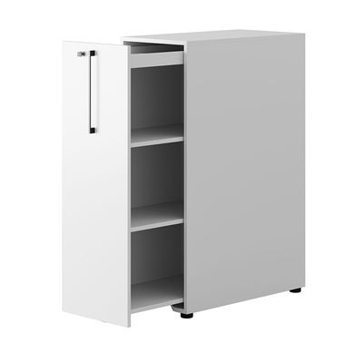 Towerskåp vänster 80x42x120cm - vit