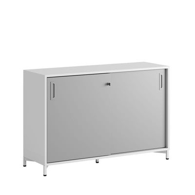 Skjutdörrskåp 120x40x72cm - grå