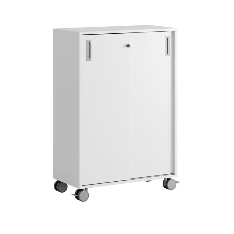 Skjutdörrskåp 80x40x107,5cm - vit