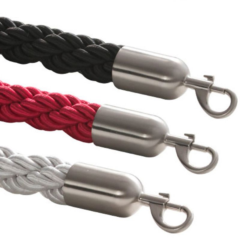 Flätat rep - Rostfritt