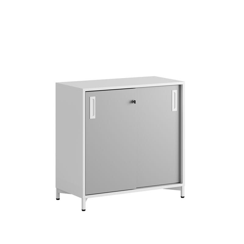 Skjutdörrskåp 80x40x72cm - grå