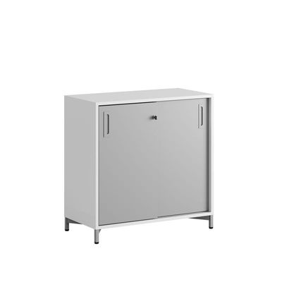 Skjutdörrskåp 80x40x72cm - grå