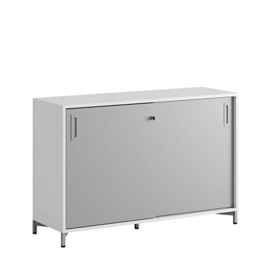 Skjutdörrskåp 120x40x72cm - grå