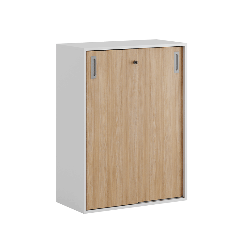 Skjutdörrskåp 80x40x107,5cm - ek