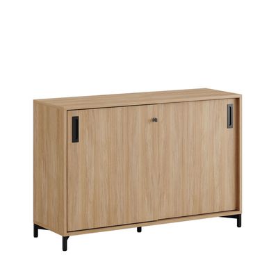 Skjutdörrskåp 120x40x72cm - Urban oak stomme/urban oak dörrar