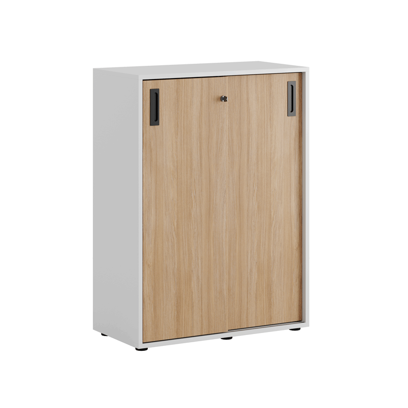 Skjutdörrskåp 80x40x107,5cm - ek