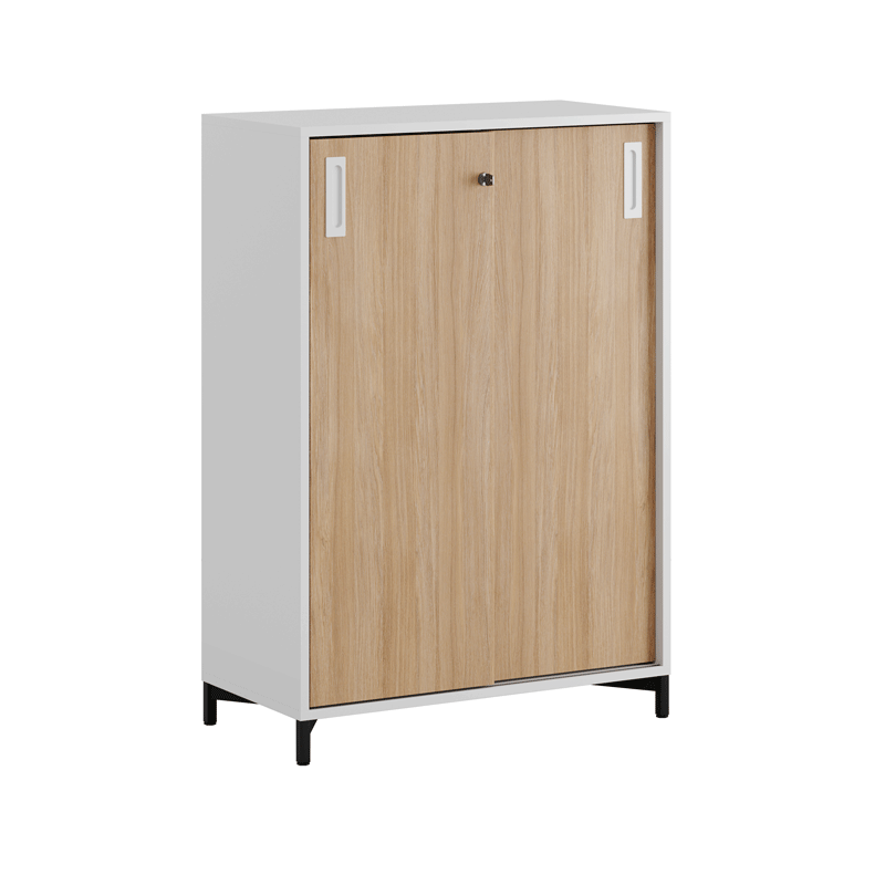 Skjutdörrskåp 80x40x107,5cm - ek