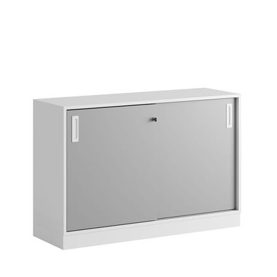 Skjutdörrskåp 120x40x72cm - grå