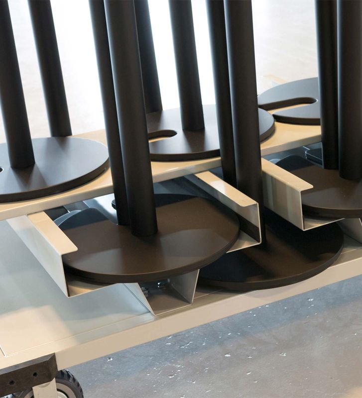 Transportvagn köstolpar