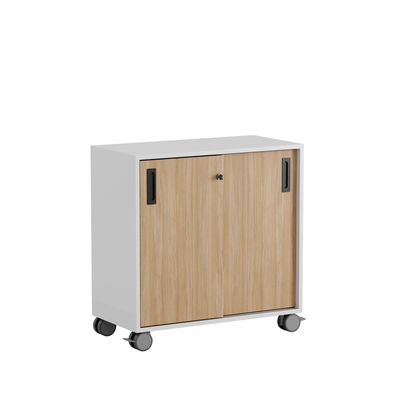 Skjutdörrskåp 80x40x72cm - ek