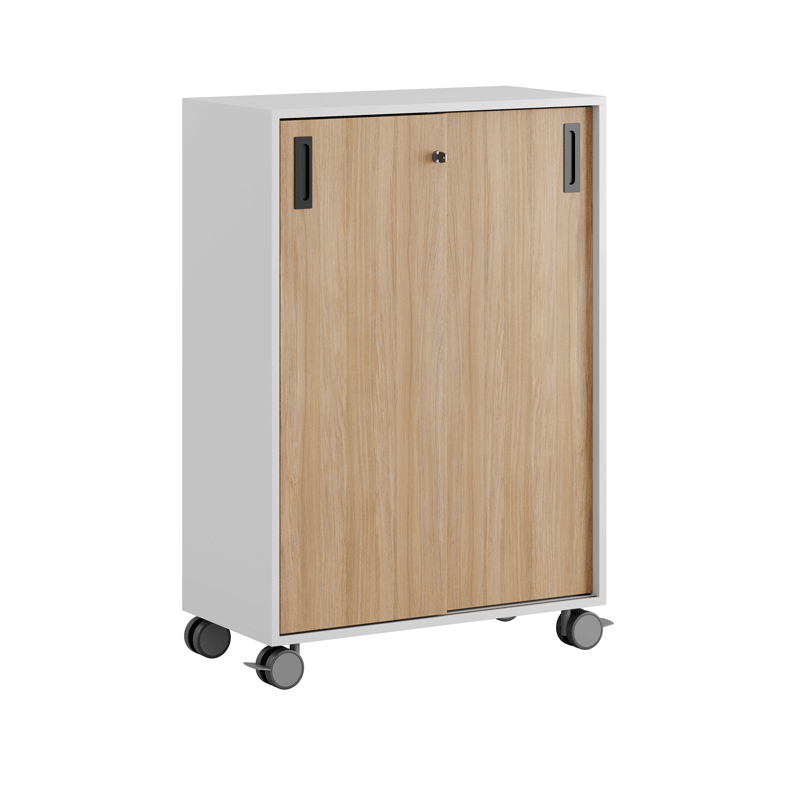 Skjutdörrskåp 80x40x107,5cm - ek