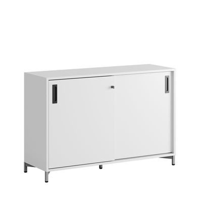 Skjutdörrskåp 120x40x72cm - vit