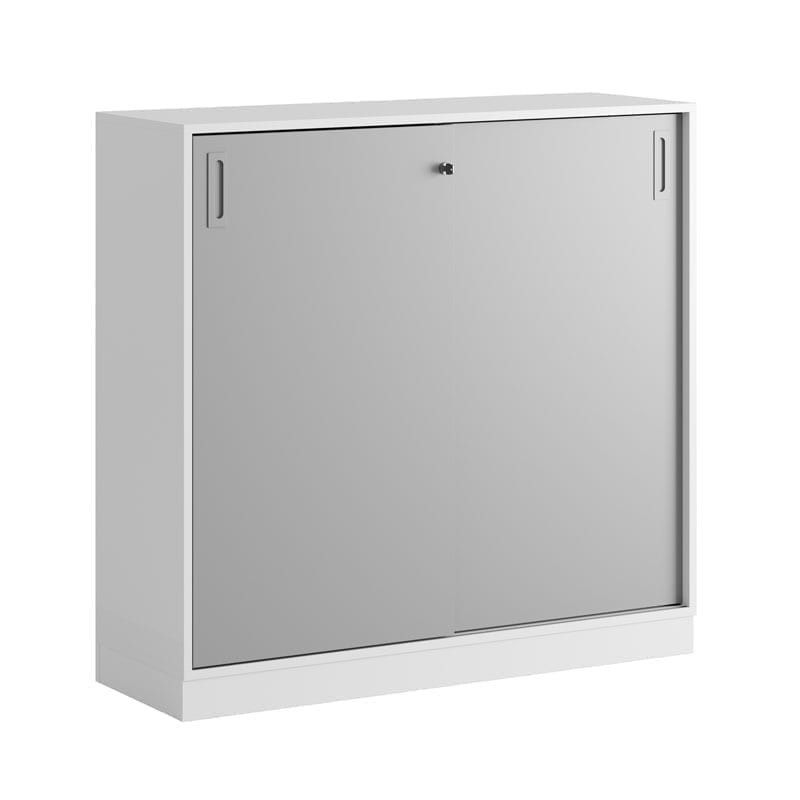 Skjutdörrskåp 120x40x107,5cm - grå