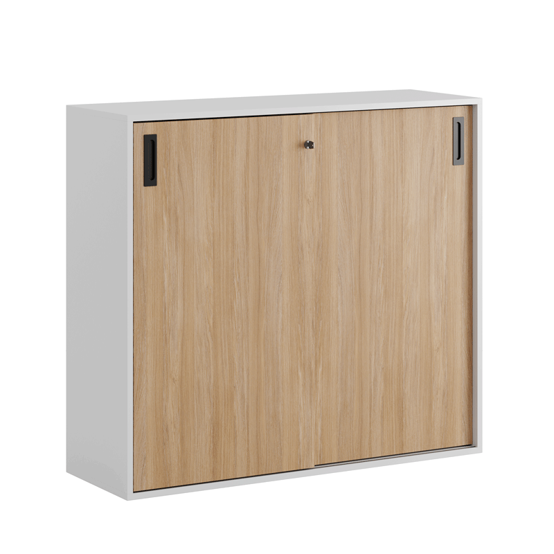 Skjutdörrskåp 120x40x107,5cm - Ek