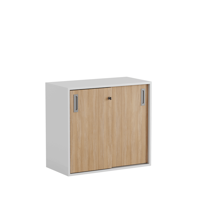 Skjutdörrskåp 80x40x72cm - ek