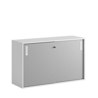 Skjutdörrskåp 120x40x72cm - grå