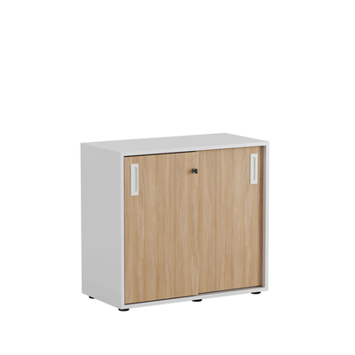 Skjutdörrskåp 80x40x72cm - ek