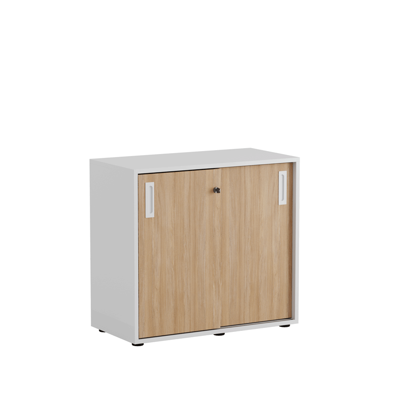 Skjutdörrskåp 80x40x72cm - ek