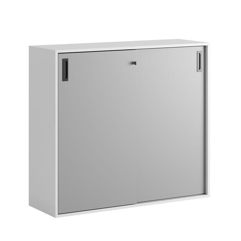 Skjutdörrskåp 120x40x107,5cm - grå