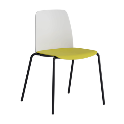 Stapelbar stol med sits och rygg i plast - Choice