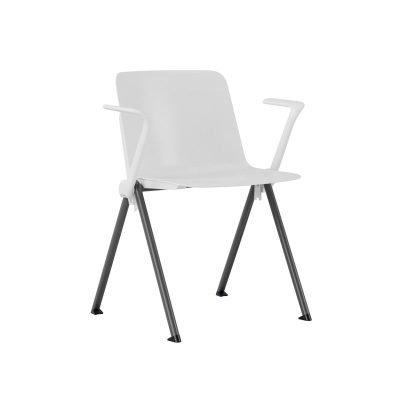 Vittoria med armstöd - Stapelbar stol i snygg design