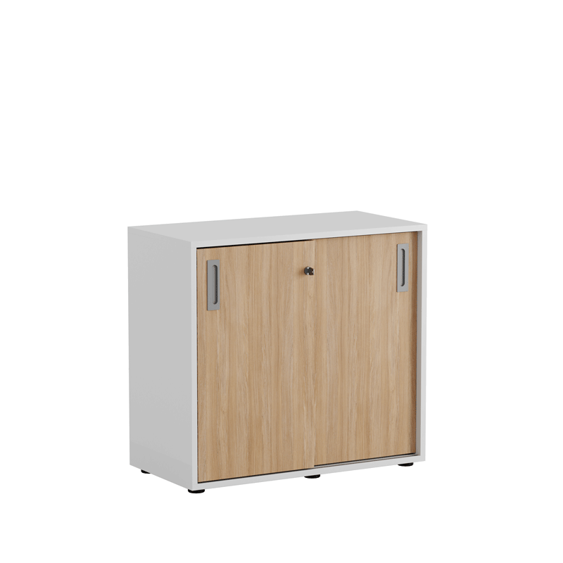 Skjutdörrskåp 80x40x72cm - ek