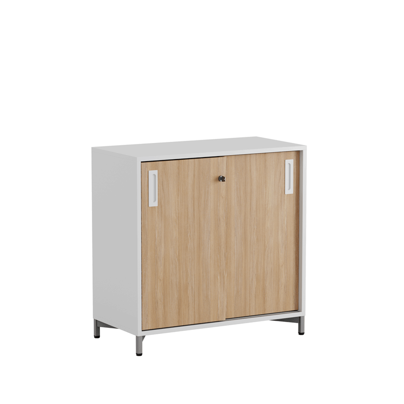 Skjutdörrskåp 80x40x72cm - ek