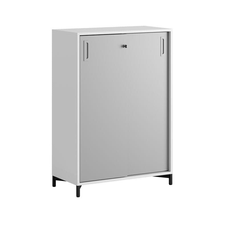 Skjutdörrskåp 80x40x107,5cm - grå