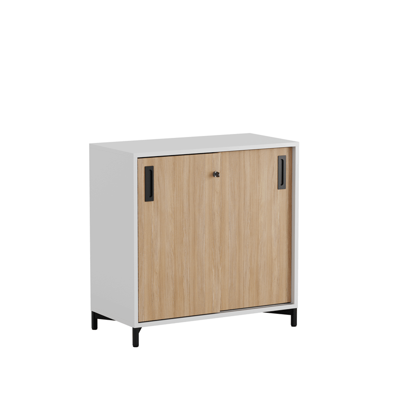 Skjutdörrskåp 80x40x72cm - ek