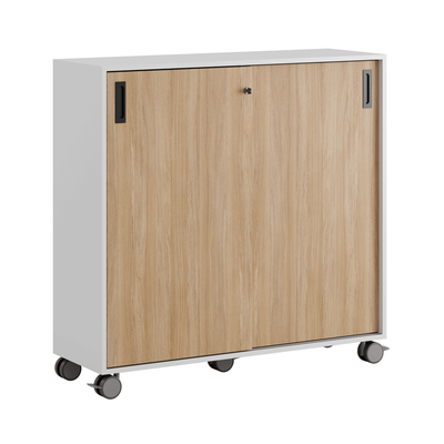 Skjutdörrskåp 120x40x107,5cm - Ek