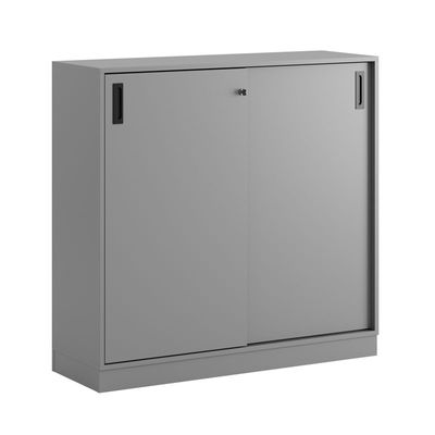 Skjutdörrskåp 120x40x107,5cm - Grå stomme/grå dörrar