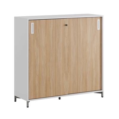 Skjutdörrskåp 120x40x107,5cm - Ek