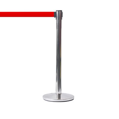 Royal Basic - Rostfri stolpe med rött band 3m