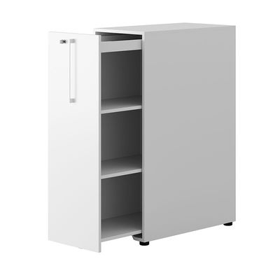 Towerskåp vänster 80x42x120cm - vit