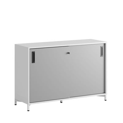 Skjutdörrskåp 120x40x72cm - grå