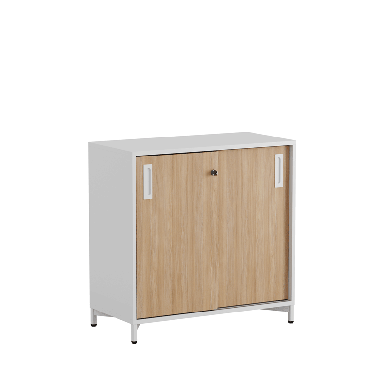 Skjutdörrskåp 80x40x72cm - ek