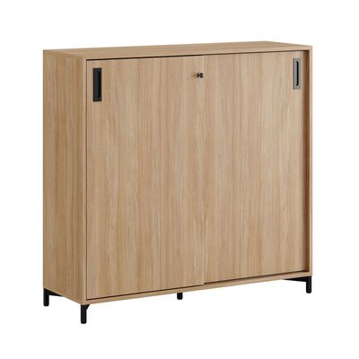 Skjutdörrskåp 120x40x107,5cm - Urban oak stomme och dörrar