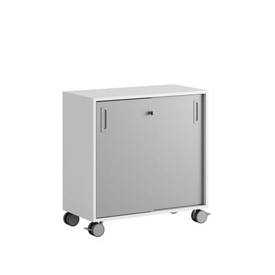 Skjutdörrskåp 80x40x72cm - grå