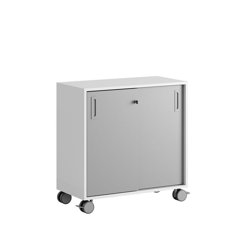 Skjutdörrskåp 80x40x72cm - grå