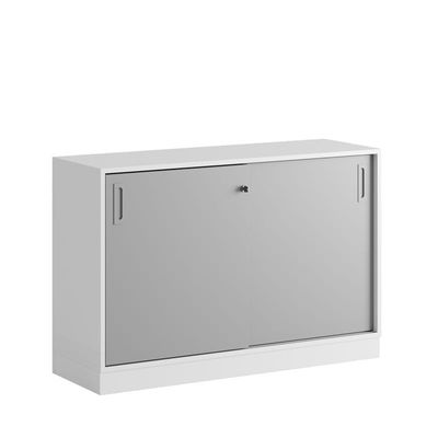 Skjutdörrskåp 120x40x72cm - grå
