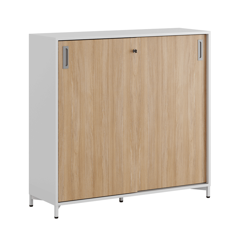 Skjutdörrskåp 120x40x107,5cm - Ek