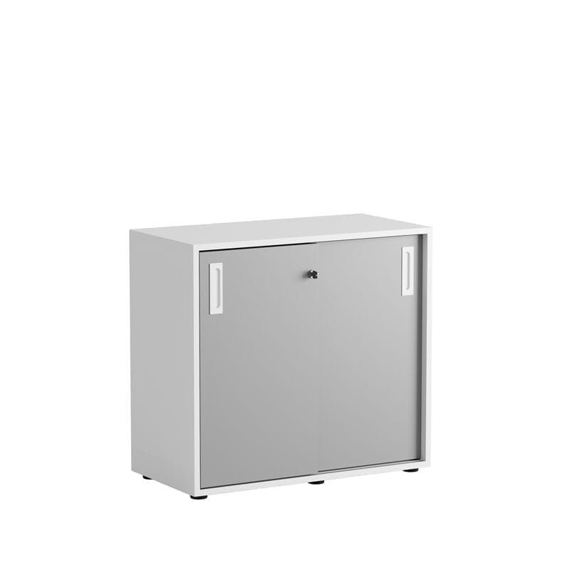 Skjutdörrskåp 80x40x72cm - grå