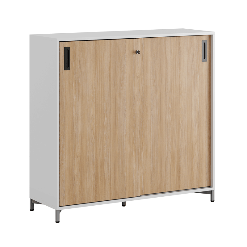 Skjutdörrskåp 120x40x107,5cm - Ek